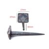 Decorative Nail Heads Hand Forged Iron Clavos - 85x27x27mm #1846 - Image 2