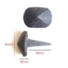 Decorative Nail Heads Medieval Handmade Iron Clavos -28mm #1895 - Image 2