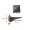 Decorative Nail Heads Pyramid Clavos Traditional Hot Forging Nails -28x28x35mm #1934 - Image 2