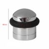 Aluminum Cylinder Door Stop -Satin Anodised - Floor Mounted - Concealed Fixing for Improved asthetics 40mm #204 - Image 2