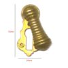 Euro Escutcheons Polished Brass, Escutcheon Cylinder Keyhole Hole Euro Door Lock Cover for Security and Protection from Key Damage, Durable Escutcheon Plate with Concealed Screws 53mm #2496 - Image 2