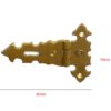 Brass Trunk Box Lockable Hasp & Staple Vintage design 80x65mm #2546 - Image 2