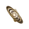 Brass Ornate Sprung Window Handle 90mm#2556