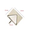 Decorative Nail Heads Brass decorative door studs (25x25x4mm15mmpin) #2658 - Image 2