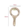 Brass Decorative Round Vintage Carving Antique Handmade Style Vanity Hand Held Mirror Modern Round Metal Silver Plated Hand Mirror For Gifting, For Professional 125mm #2783 - Image 3