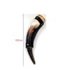 Horn Drinking Mug For Vine / Bear With Decorative Leather Holder 320mm #2880 - Image 2