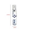 Sheet Iron Hasp & Staple 215x45mm #3035 - Image 2