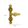 Brass Corner / Plate 80x45mm #3116 - Image 2