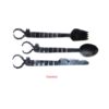 Forged Iron Viking Cutlery Set #3291 - Image 2
