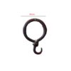 Hand Forged Iron Curtain Drapery Ring Knotted Viking design 52mm #3312 - Image 2