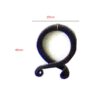 Hand Forged Iron Pandent  40mm #3329 - Image 2