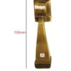 Brass Door Stop, Kickdown Door Stopper,Brass Door Stops Indoors Outdoors Heavy Duty Commercial Doorstop Holder Keep Door Open Polish Brass Finish 130mm #5087 - Image 2