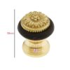 Brass Adhesive Wall Mounted Door Stop Antique Design Polish Brass Finish 50mm #5093 - Image 2