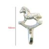 Aluminum Curtain Tie Hook - Horse 100mm #581 - Image 2