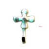 Aluminum Curtain Tie Hook - Cross 70mm #584 - Image 2