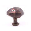 Bronze Door Knob-Diamond 40mm #591