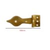 Brass Trunk / Box / Cabinet Hinge Pintle Cusp Design 100mm #607 - Image 2