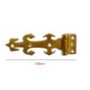 Brass Decorative Hinge suitable for Trunk / Box & Cabinets Moustache design 120mm #611 - Image 2