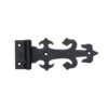 Cast Iron Trunk Box & Cabinet Hinge Fleur-de-Lys design 105mm #625
