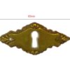 Brass Door Euro Escutcheons Brass Antique Finish Escutcheon Cylinder Keyhole Euro Door Lock Cover for Security and Protection from Key Damage, Durable Escutcheon Plate 62mm #730 - Image 2