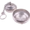 Brass Herbal Tea Diffuser Finger Chain Ring Holding Strainer 42x35mm #3800 Chrome Plating finish - Image 3