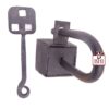 Hand Forged Iron Handmade Birka Box With Key 110mm #3288 - Image 5