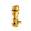 Door Lock Bolt Brass Sliding Latch Bolt with Screws - Lock for Bathroom, Bedroom, Toilet, Shed, Pet Doors Polish Brass Finish 50mm #6816