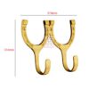 Brass-Double-Hook 374mm # 7026 - Image 2