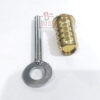 Brass Sash Lock With Key # 7113 - Image 5