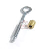 Brass Sash Lock With Key # 7115 - Image 3