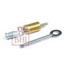 Brass Sash Lock With Key # 7117 - Image 2