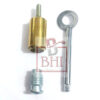 Brass Sash Lock With Key # 7117 - Image 3