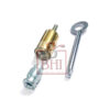 Brass Sash Lock With Key # 7117 - Image 4