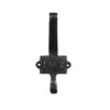 Robust Cast Iron Hat & Coat Hook-and-plaque with text "LNER- North Yorkshire Moors Railway 100mm #7530 Black / Rustic / Natural Lacquered Finishes - Image 2