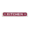 Cast Iron "KITCHEN" Door Sign Plaques It's a fun and attractive decoration for your house, cafe, kitchen, club, office, bar, restaurant, dorm, garage, and more! Vintage metal tin signs can also be the first choice for gift giving, very artistic Coloured Finish 230mm #907
