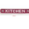 Cast Iron "KITCHEN" Door Sign Plaques It's a fun and attractive decoration for your house, cafe, kitchen, club, office, bar, restaurant, dorm, garage, and more! Vintage metal tin signs can also be the first choice for gift giving, very artistic Coloured Finish 230mm #907 - Image 2