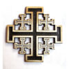 Brass Antique Design Vintage Look Brass Wall Hanging Cross Decorative Religious Altar Spiritual Art  Home Living Room Decor Accessory for Christmas and Other Occasions Brass Religious Accessories Church Decoration "JESUS CROSS" Christian Cross Christ Wall Cross Hand Carved Antique Design Hanging Plaque Brass Antique Colour Meena Finish 130mm #2667