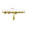Heavy Duty Brass Sliding Door Lock Bolt Upgraded Pure Brass Latch for Chests Cabinets Windows Fences Secure Your Property with this Durable Door Lock Latch Brass Antique Finish 375mm #7763 - Image 2