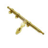 Heavy Duty Brass Sliding Door Lock Bolt Upgraded Pure Brass Latch for Chests Cabinets Windows Fences Secure Your Property with this Durable Door Lock Latch Brass Antique Finish 375mm #7763 - Image 4