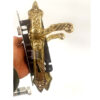 Brass Mortice Lever Door Handle On Plate 250mm #7772 - Image 3