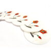 WHITE MARBLE TEA COASTER 105mm Dia #MD14-22021 - Image 5