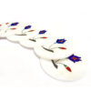 WHITE MARBLE TEA COASTER 105mm Dia #MD14-22021 - Image 6