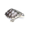 Metal Silver Tortoise Showpiece For Interior Decor Silver Metallic Designer Tortoise Showpiece Tortoise Carved in Metal Silver 190mm #9073 - Image 6