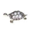 Metal Silver Tortoise Showpiece For Interior Decor Silver Metallic Designer Tortoise Showpiece Tortoise Carved in Metal Silver 190mm #9073 - Image 7