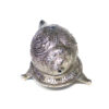 Silver Hand Engraved Vishnu Laxmi Shankh (Conch shell) with a stand Silver Shankh with Vishnu Carving, Decorative Showpiece 200mm #9072 - Image 4