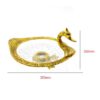 Silver Metal  Duck serving glass bowl Dry fruits Tray 300mm #MD-288 - Image 2