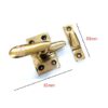 Sash Window Turn Latch Set Brass 60mm #7800 - Image 2