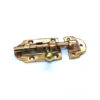 Brass Door Latchs Home Security Antique Window Bolts Vintage Pure Brass Multifunction Buckle Sliding Lock Gate Sliding Bolt Latch Warehouse Internal Doors Polish Brass Finish  73mm #7811 - Image 6