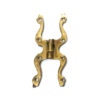Cabinet Hinge- Snake Brass 80mm #7845 - Image 3
