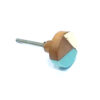 Cabinet Knob Resin & Wood 35mm #7962 (Set of 6 Pcs)
